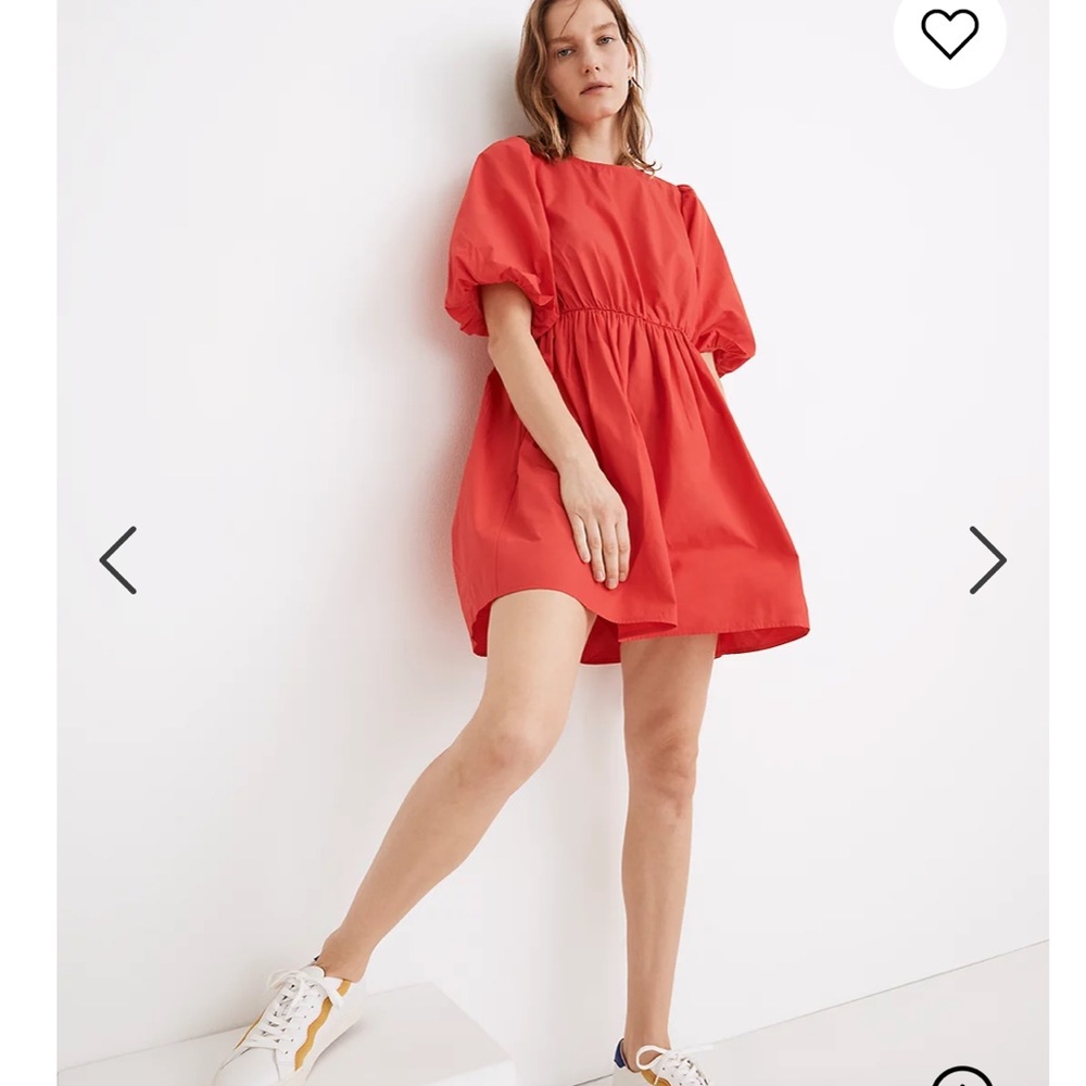 Madewell Puff Sleeve Dress